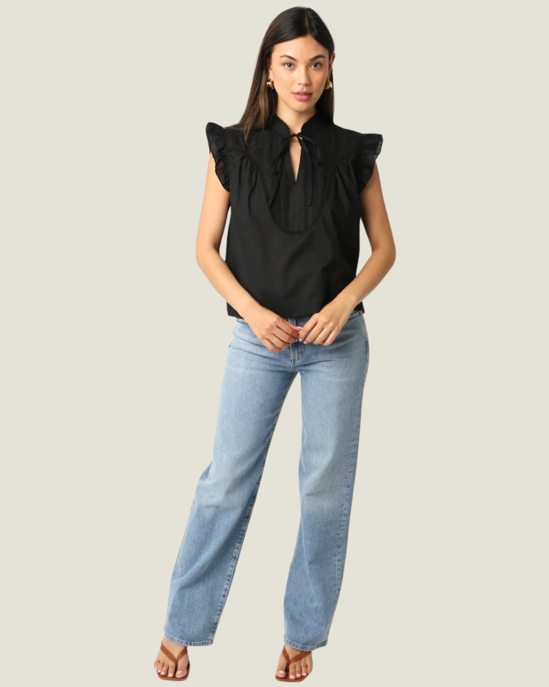 Isabel Frill Detail Blouse