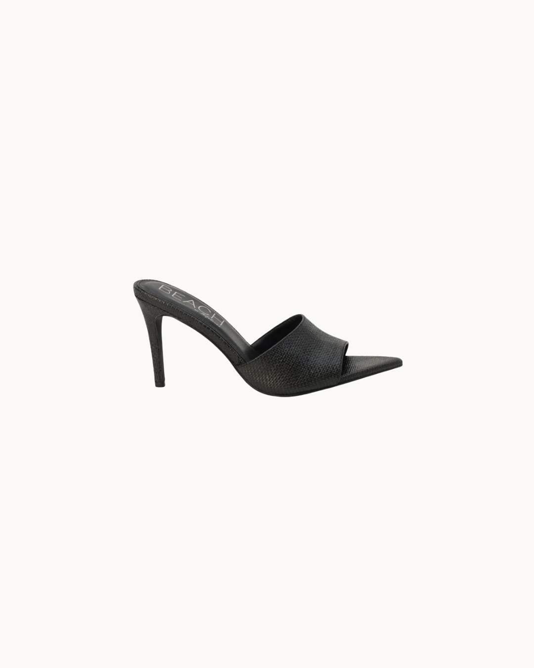 Capri Raffia Pointed-Toe Mule