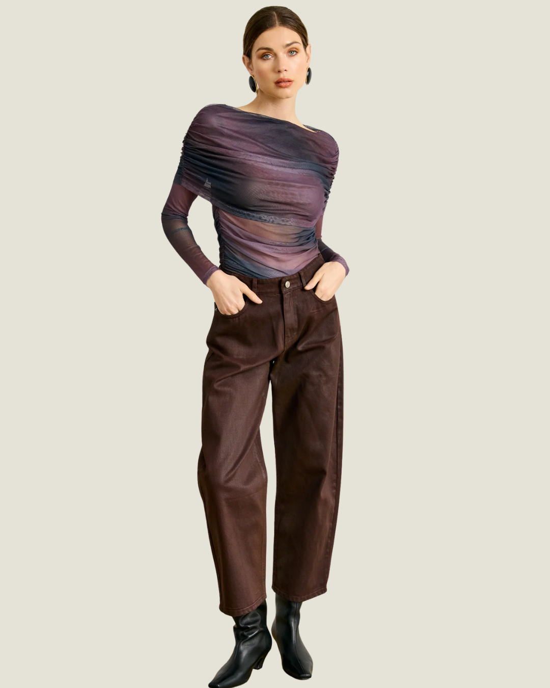 Chelsea Pants in Bordeaux