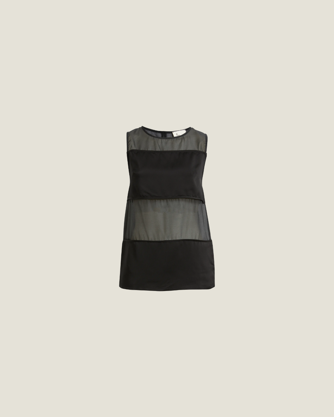 Rene Semi Sheer Panel Tank