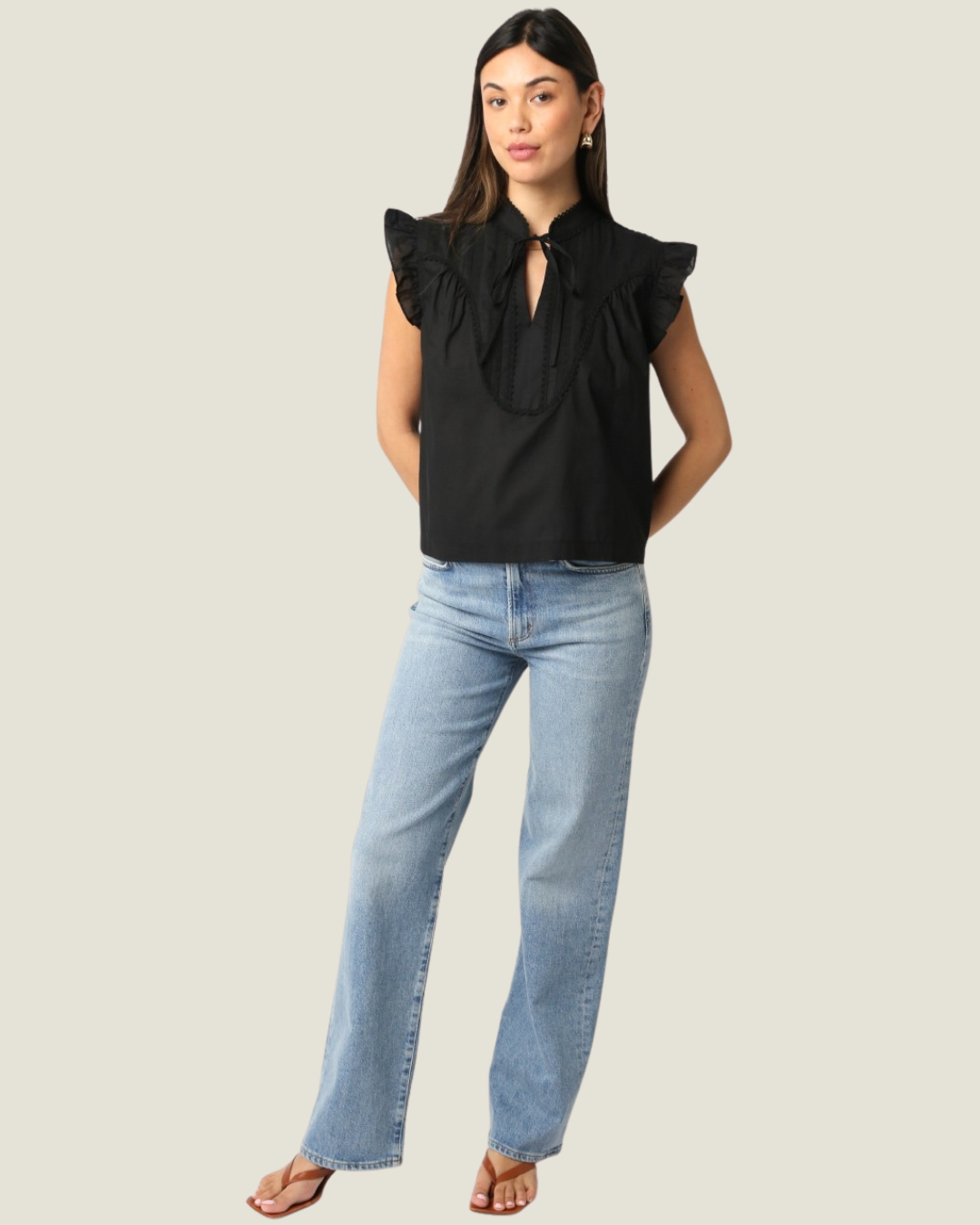 Isabel Frill Detail Blouse