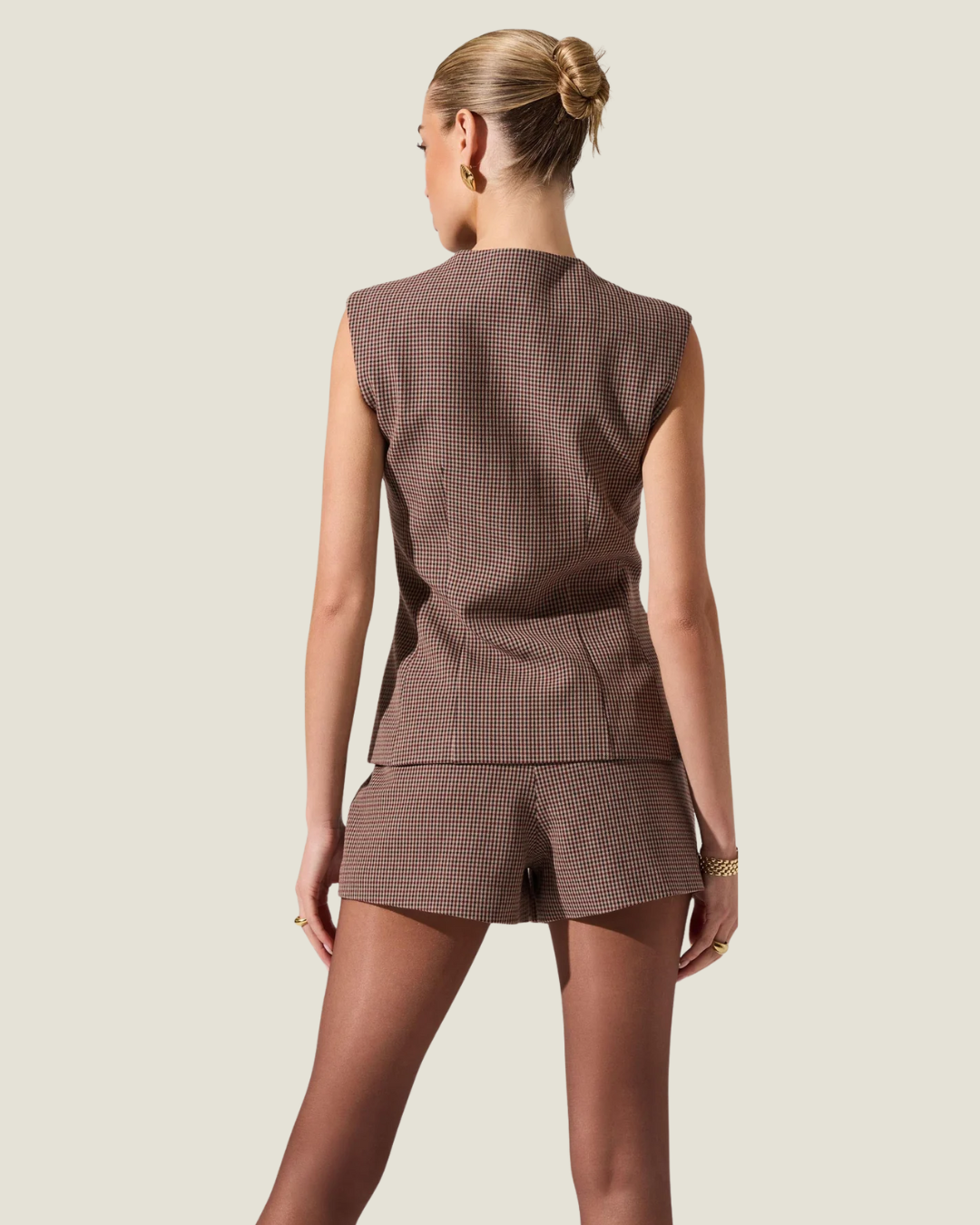 Gisselle Plaid Vest