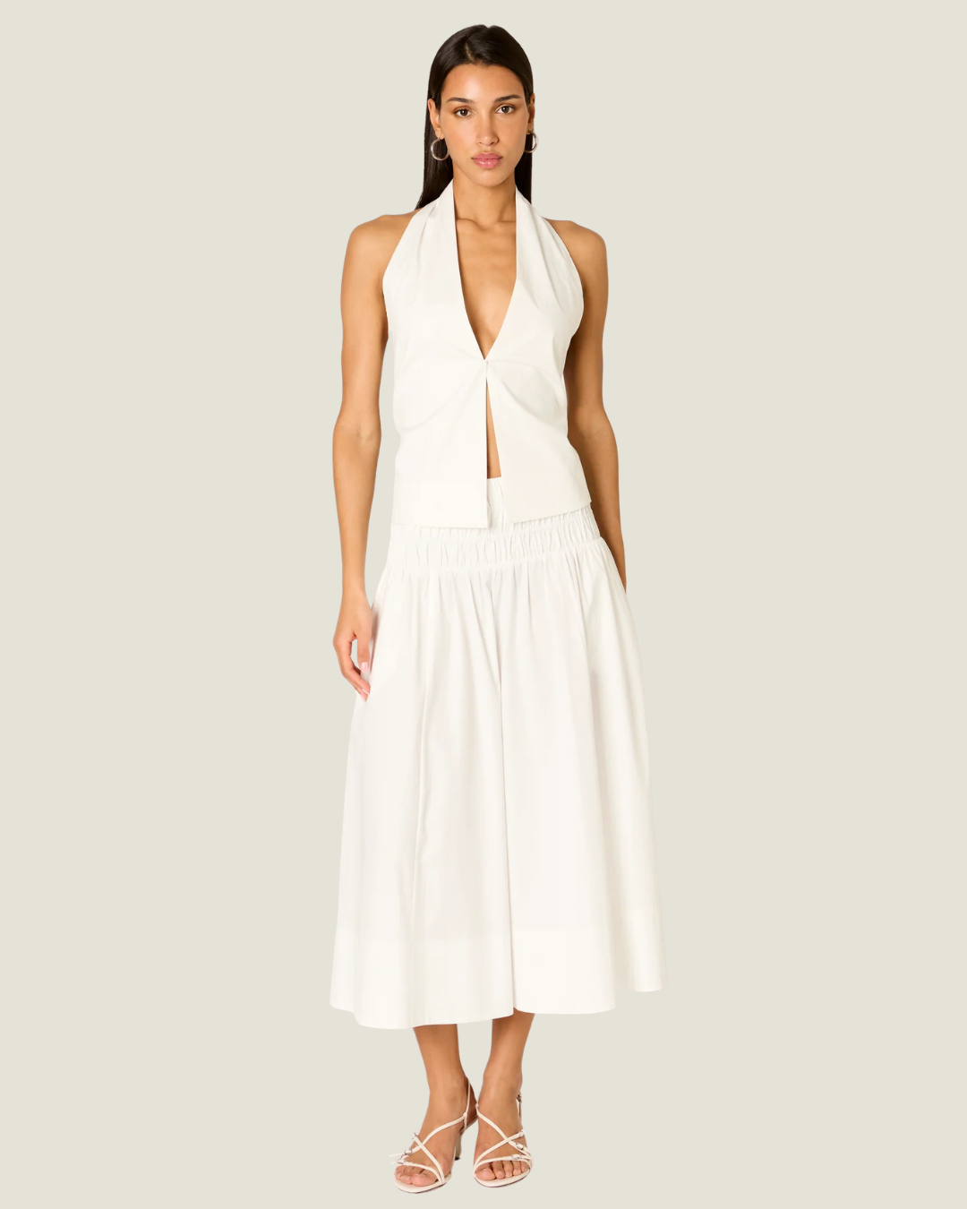 Alfio Halter Sleeveless Blouse