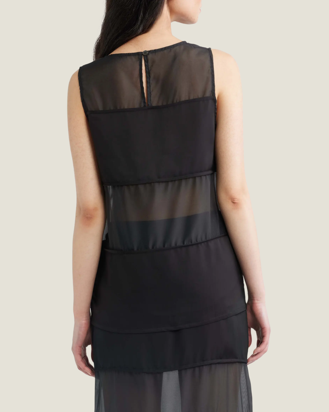 Rene Semi Sheer Panel Tank