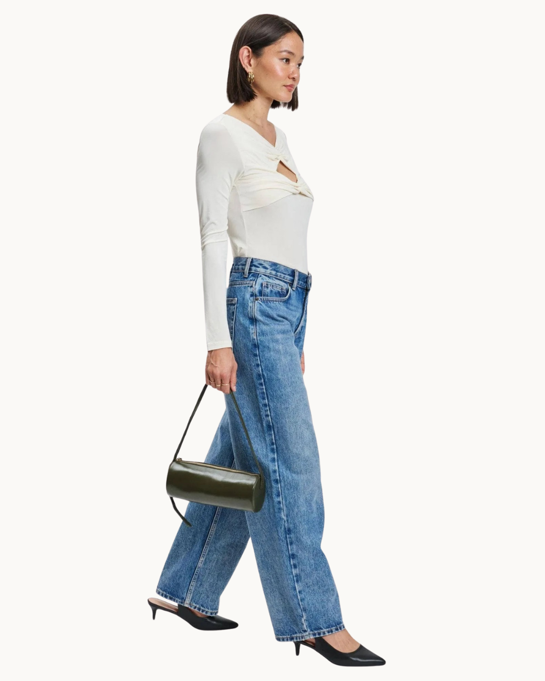 Mila Shoulder Bag: Sage