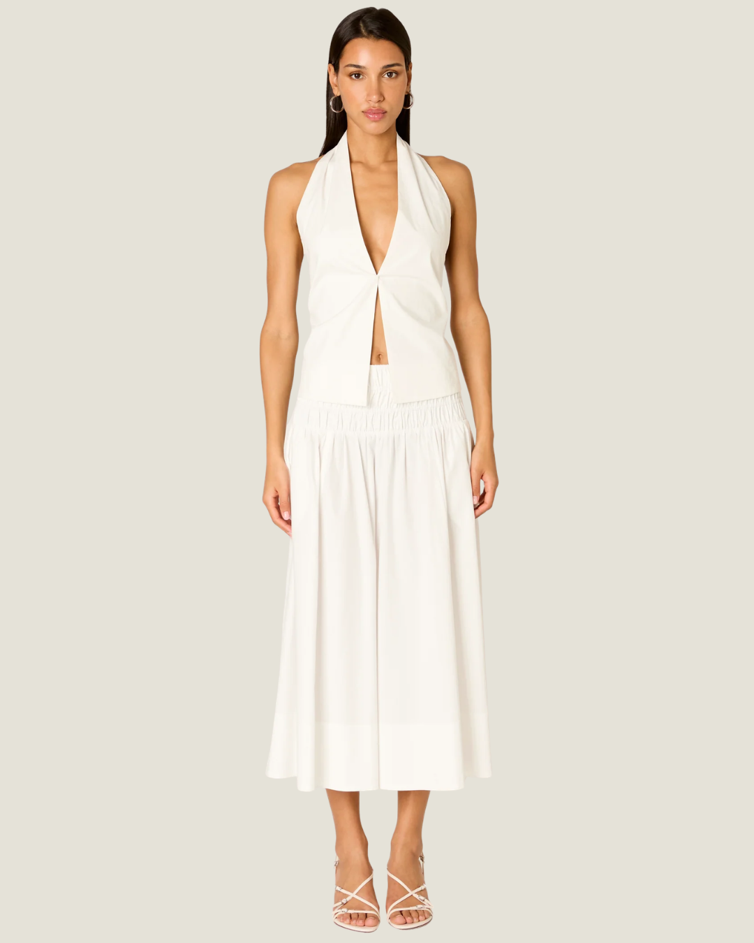Alfio Halter Sleeveless Blouse