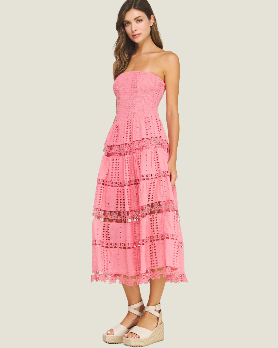 MaryAnn Eyelet Lace Dress