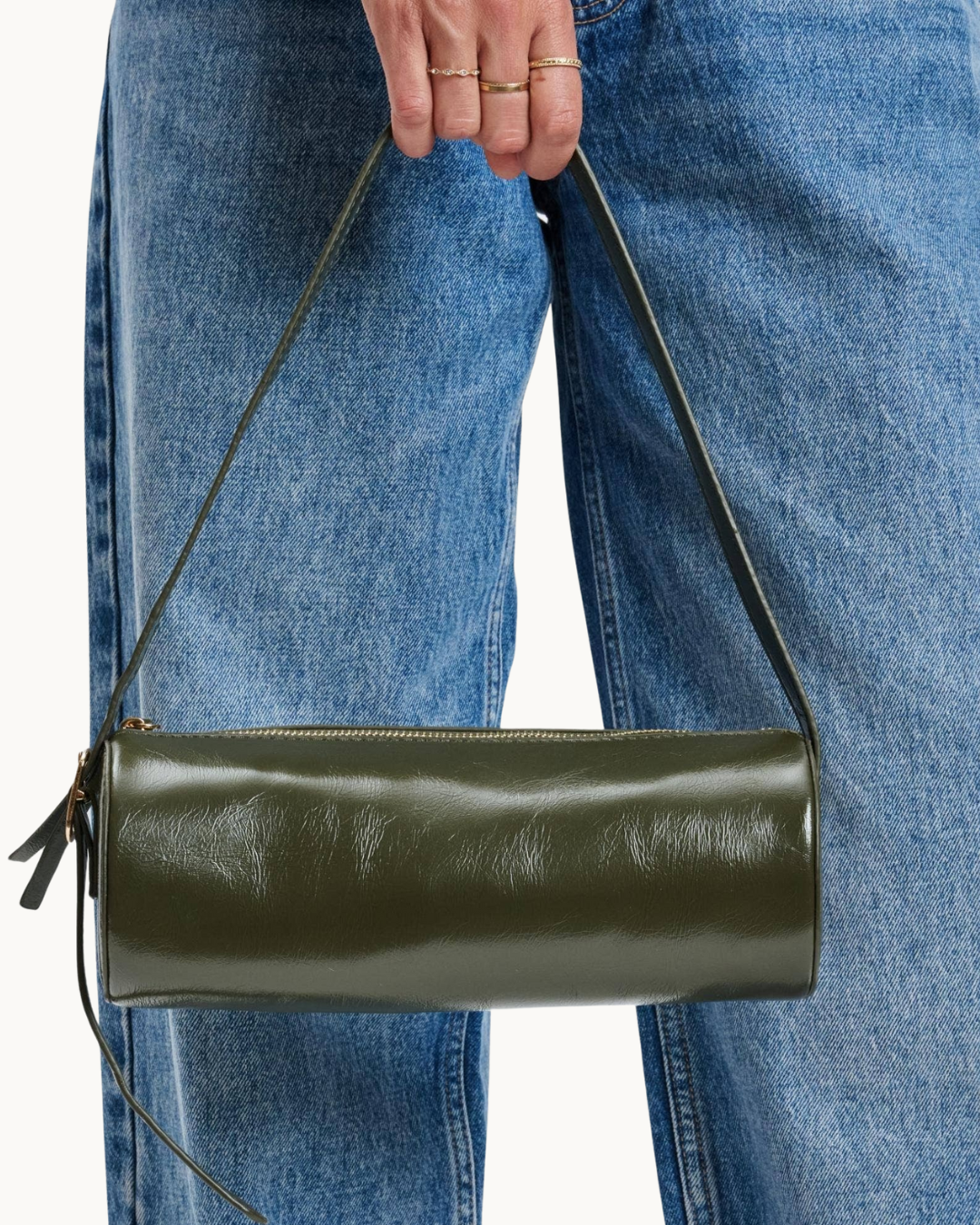 Mila Shoulder Bag: Sage