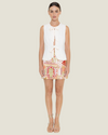 Nessa Ivory Ribbon Vest