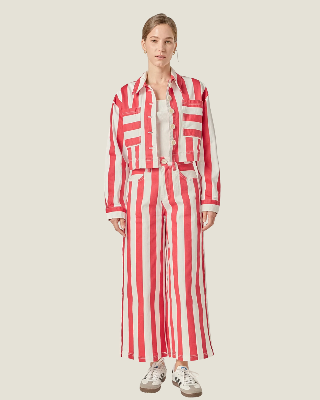 Marina Bold Striped Jacket