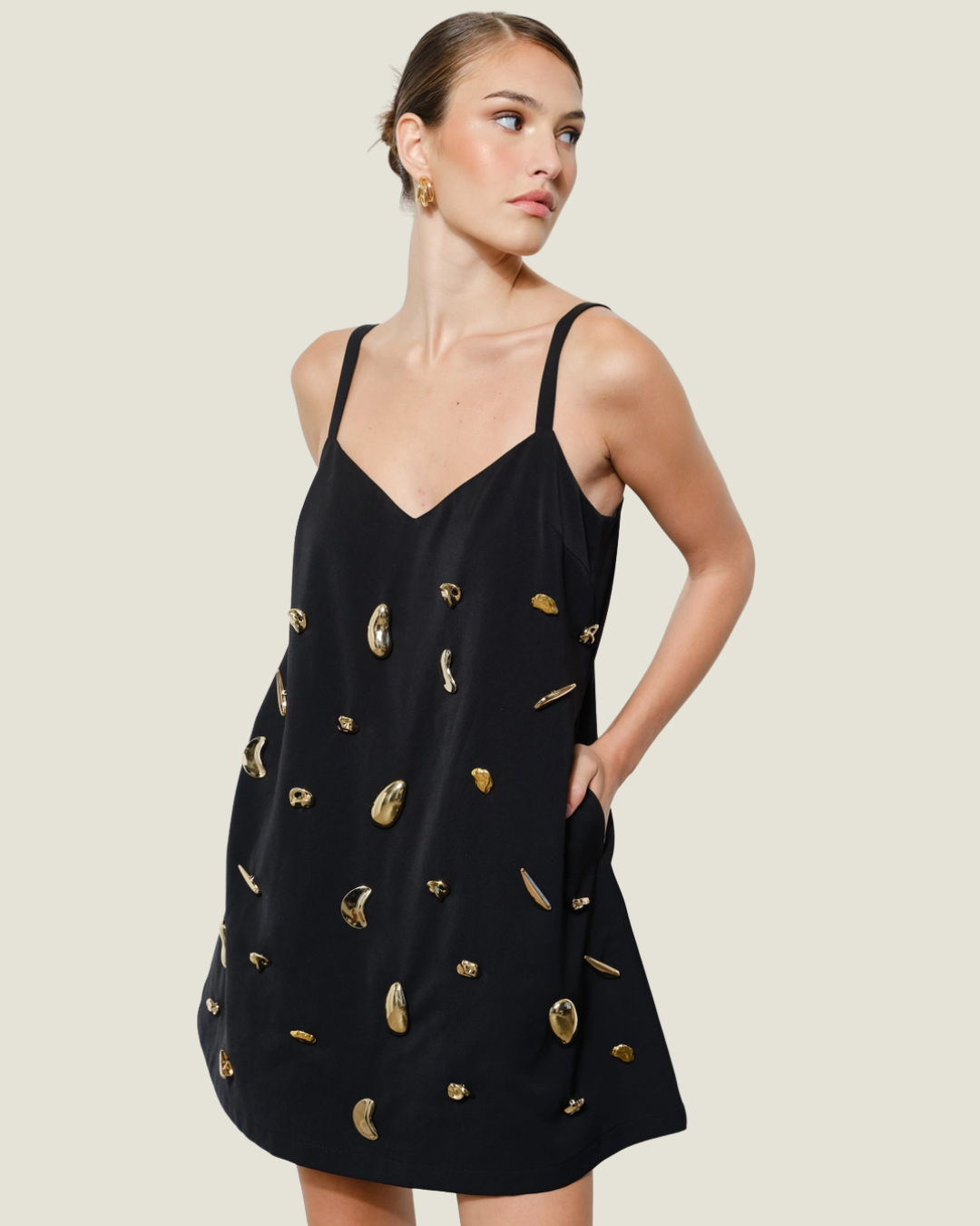 Brooke Embellished Mini Dress