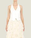 Aspen Backless White Vest