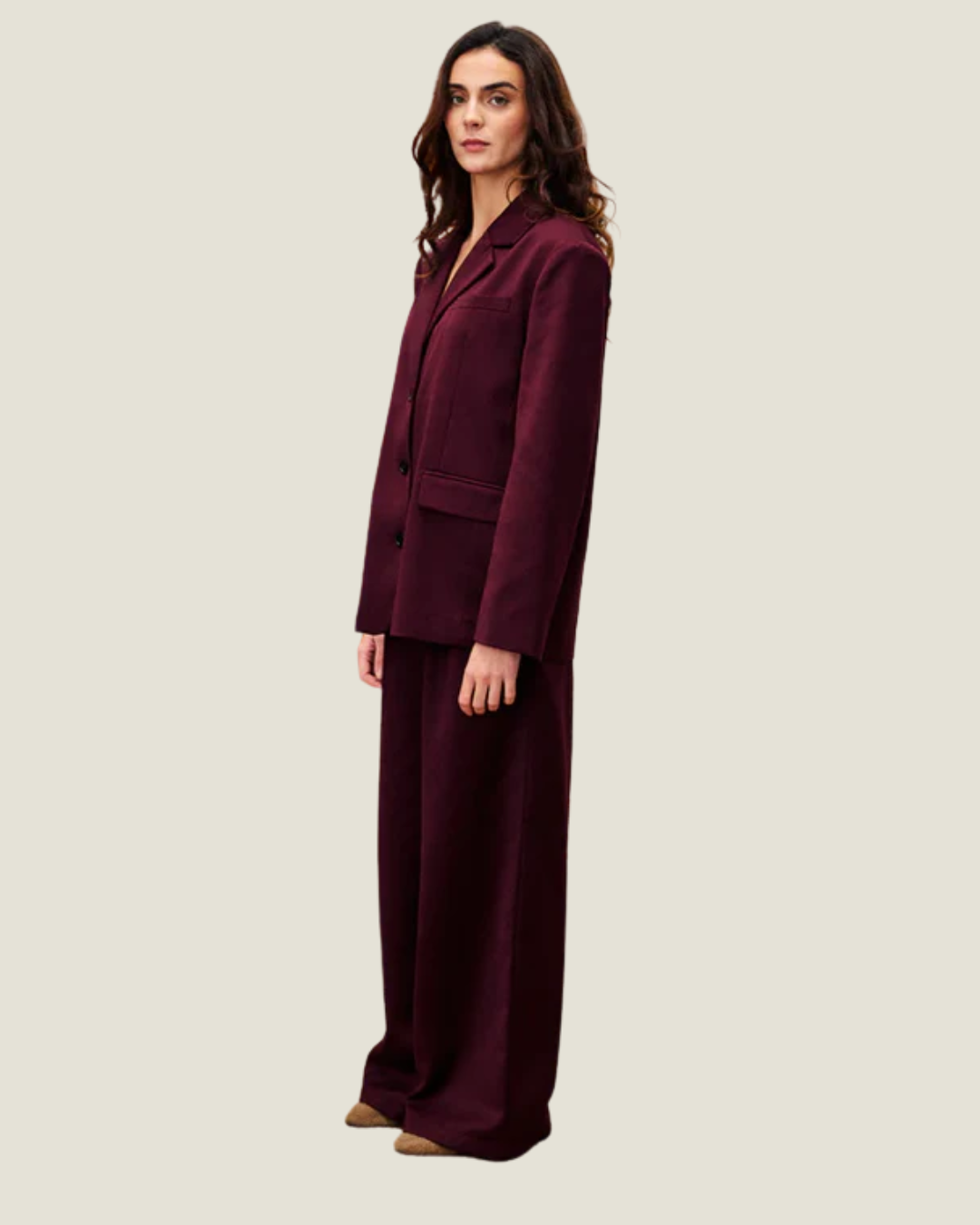 Hibiscus Bordeaux Pant Trousers