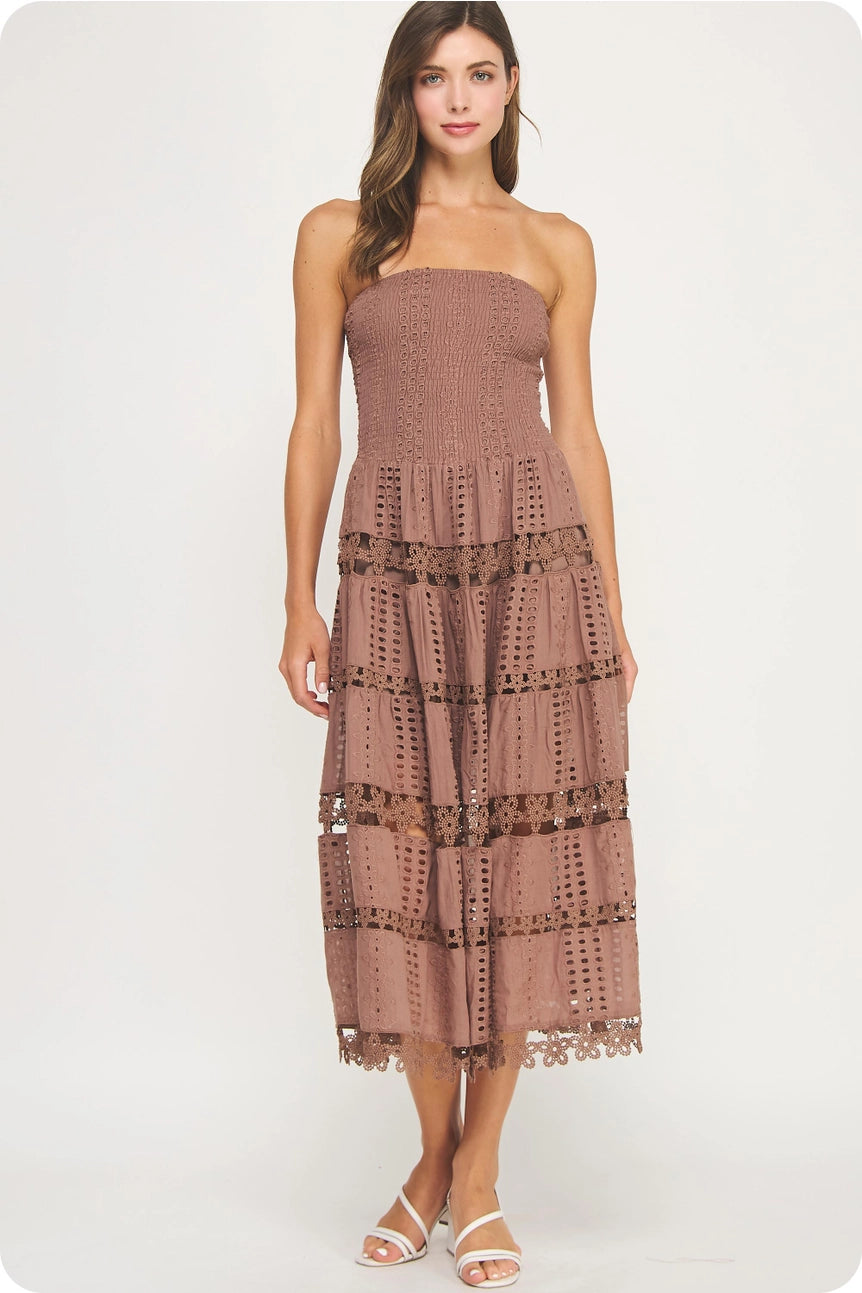 MaryAnn Eyelet Lace Dress
