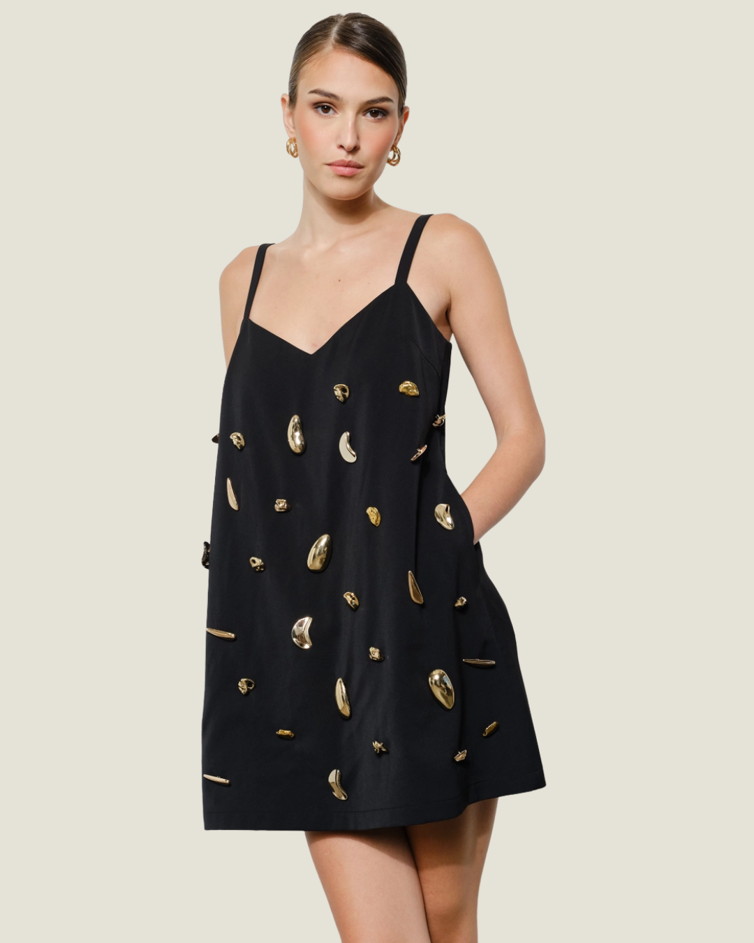 Brooke Embellished Mini Dress