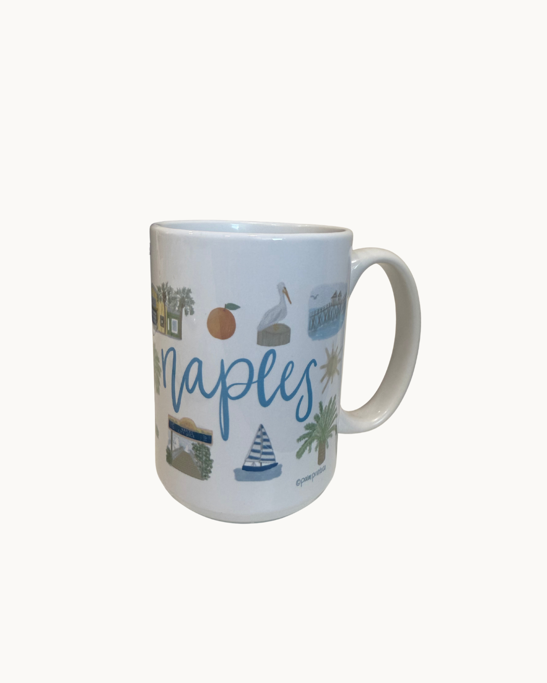 Naples Watercolor Mug