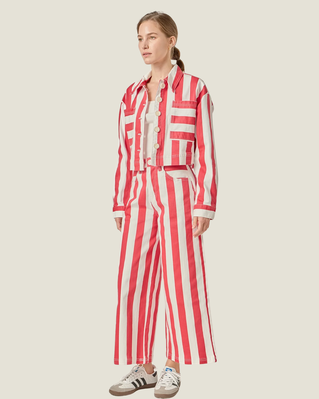 Marina Bold Striped Jacket