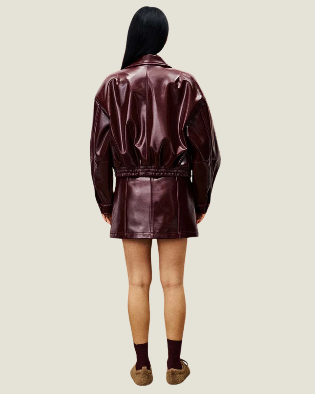Beauvoir Bomber Bordeaux Jacket