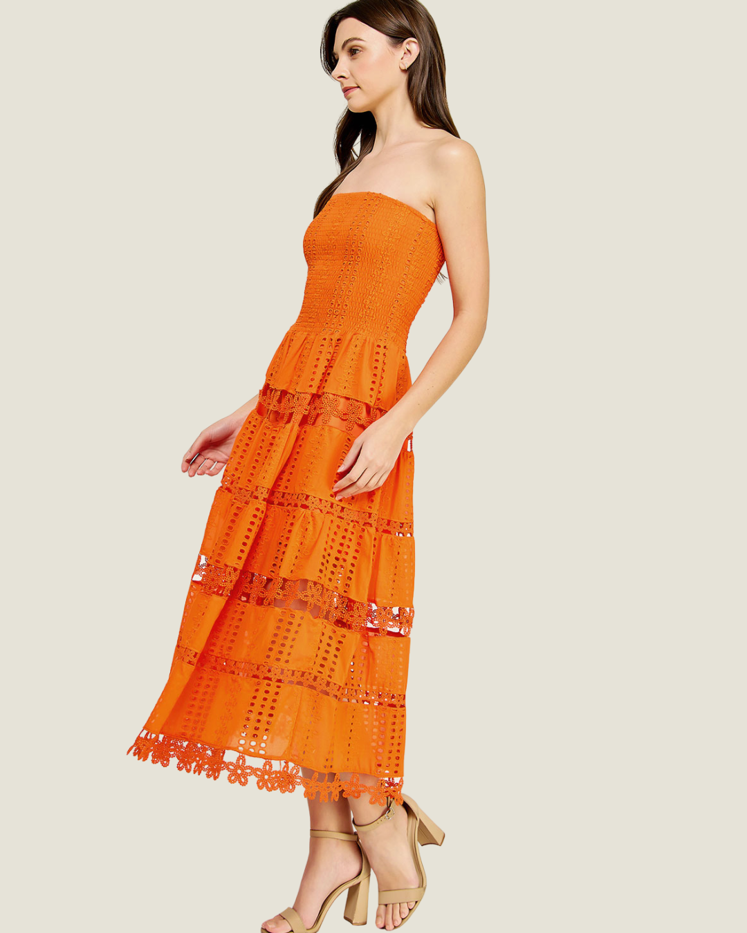 MaryAnn Eyelet Lace Dress
