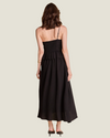 The Shyla-a black linen midi dress from Love Celine women’s boutique in SWFL.