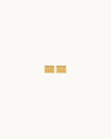 Heaven Mayhem Clemmie gold stud earrings featuring a ribbed texture, curved silhouette, and polished 18k gold PVD plating.
