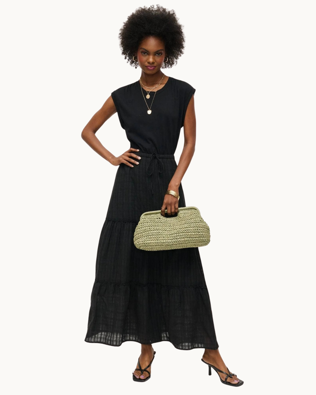 Lani Woven Clutch