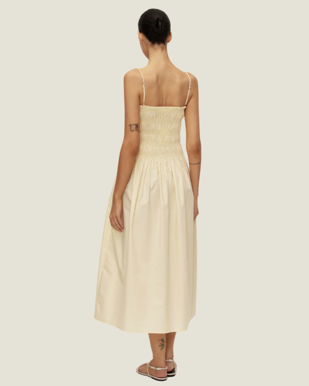 The Vivian: Smocked Midi Dress