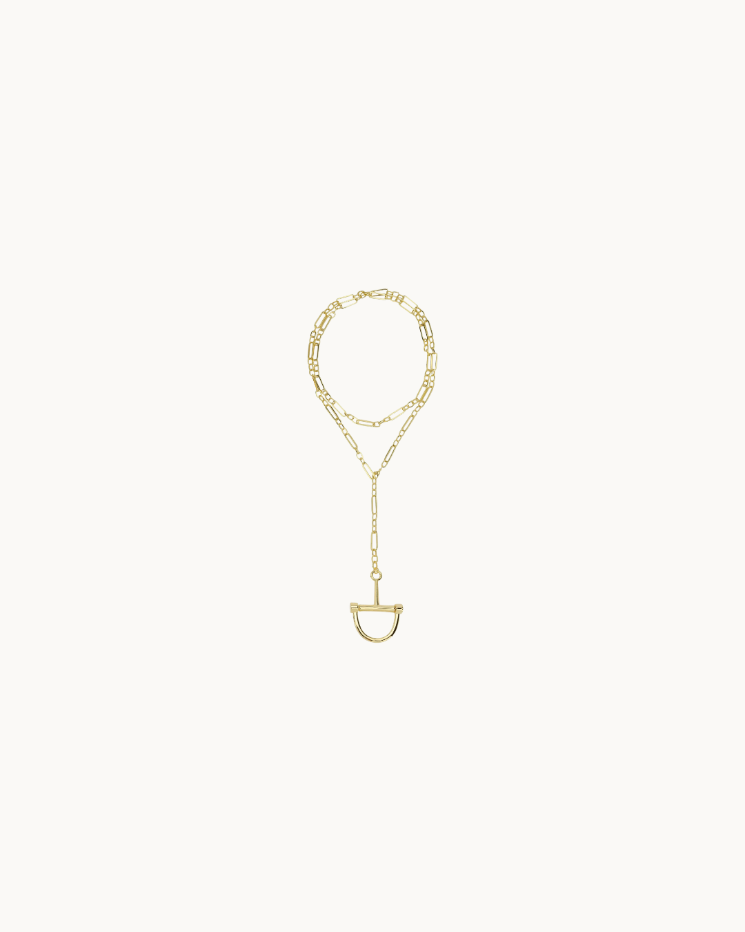 Stirrup Chain Necklace