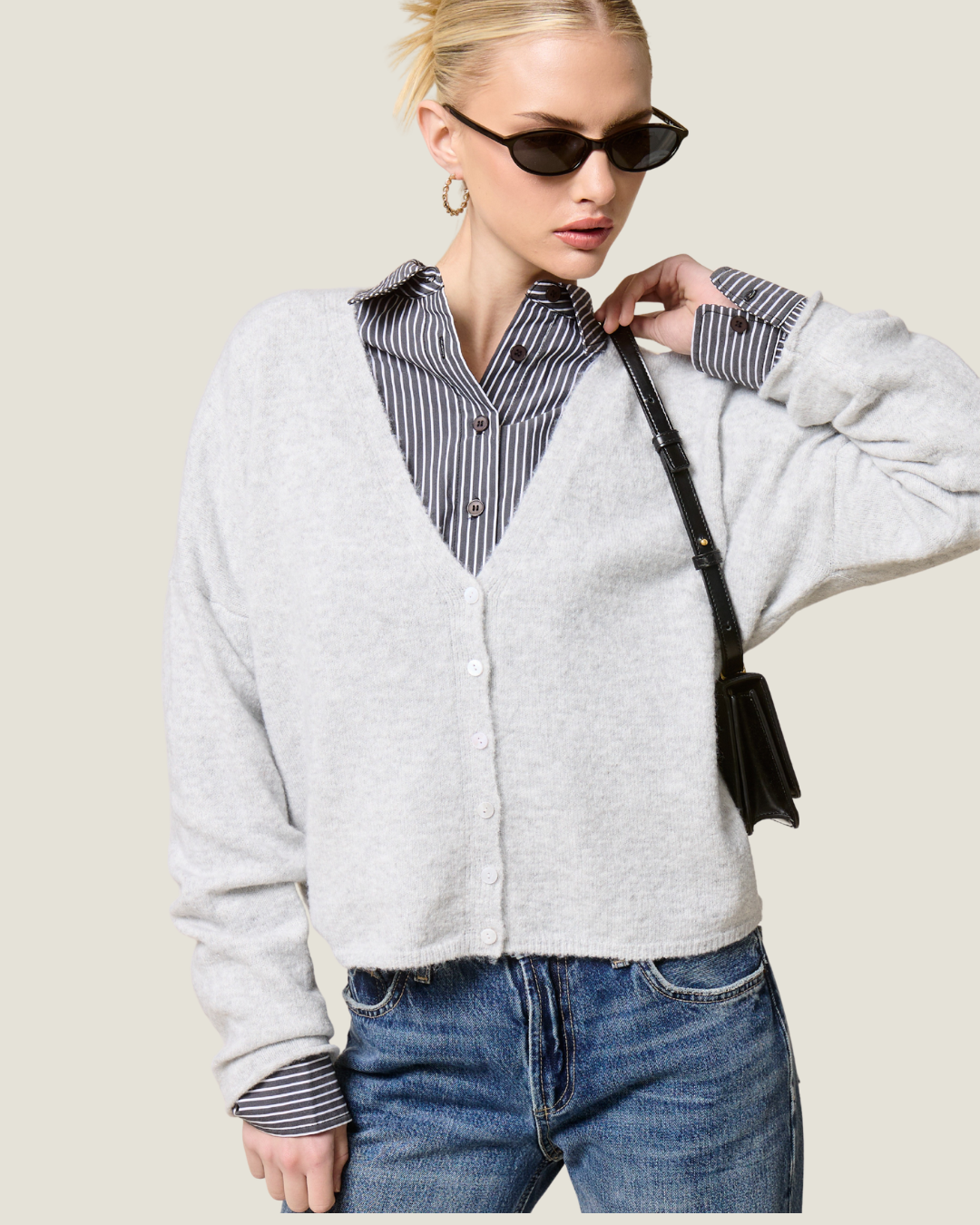 Joyce's Sister V Neck Cardigan