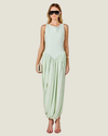 Faye Contrast Flowy Maxi Dress