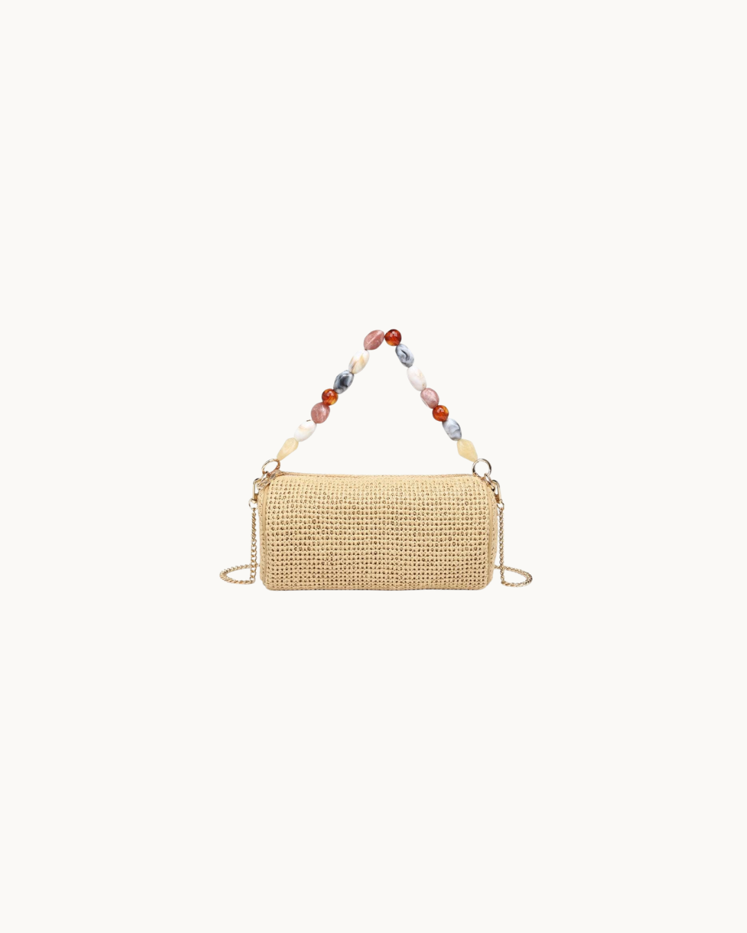 Rachel Straw Clutch Natural