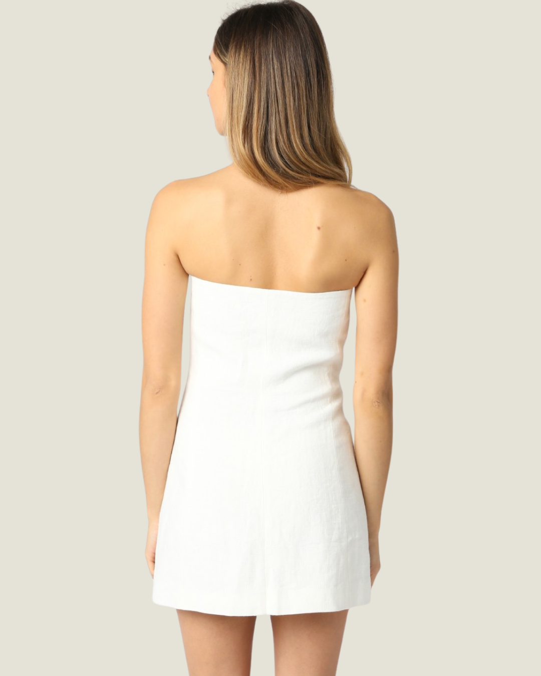 The Roux: Strapless Mini Dress