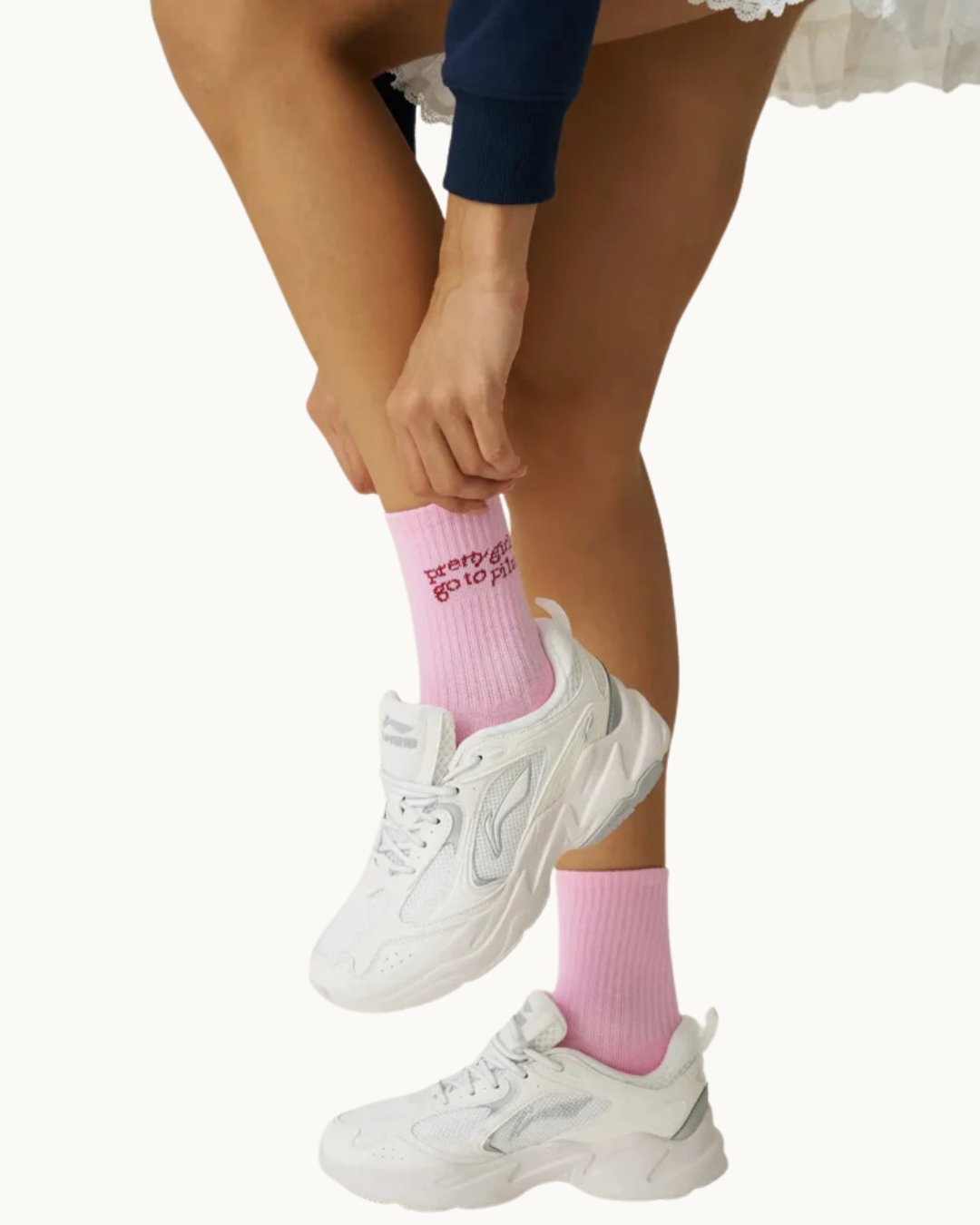 Pretty Girls Go To Pilates Socks