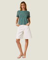 Linden Contrast Stripe Tee Top