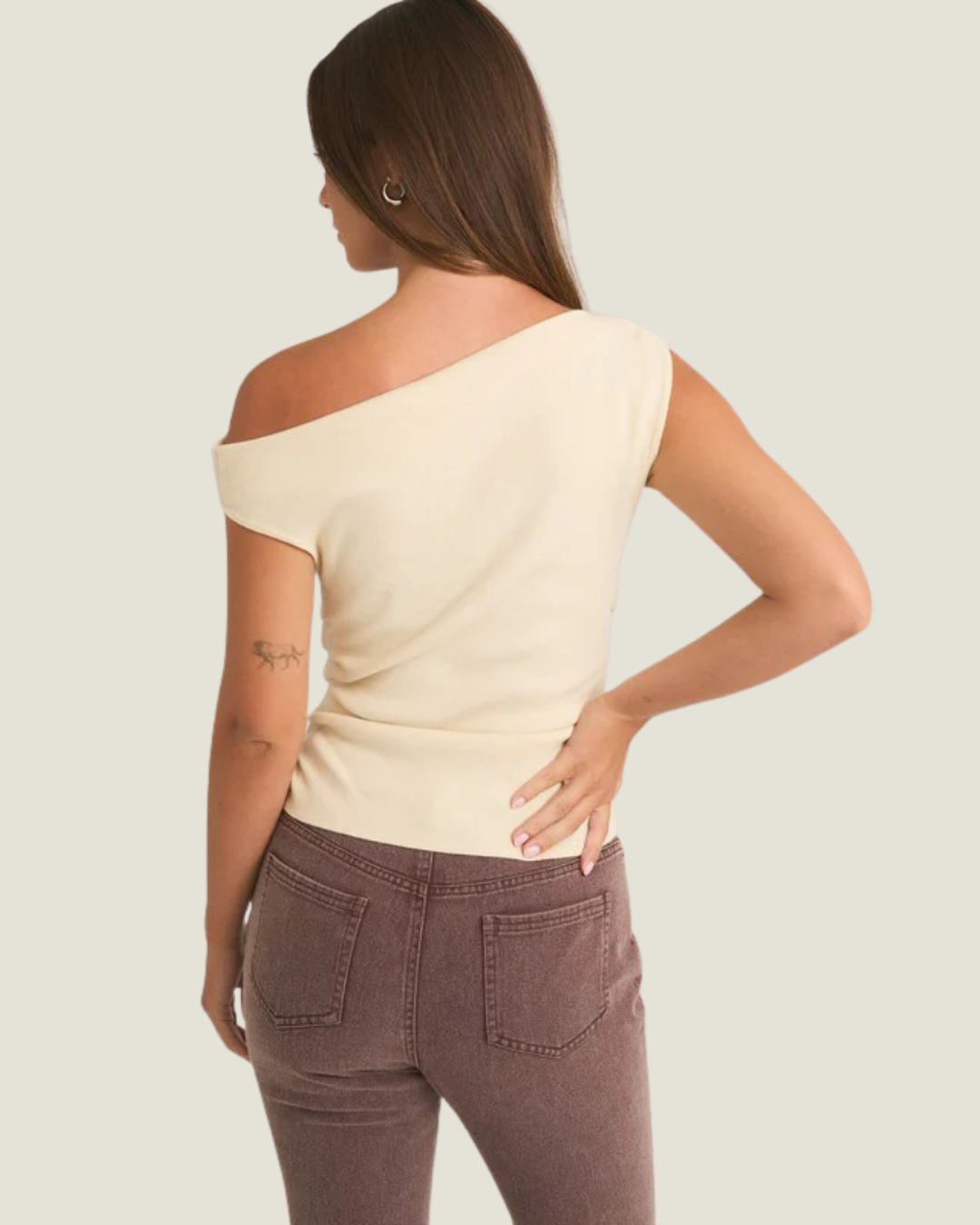 Maddy Asymmetrical Knit Tank