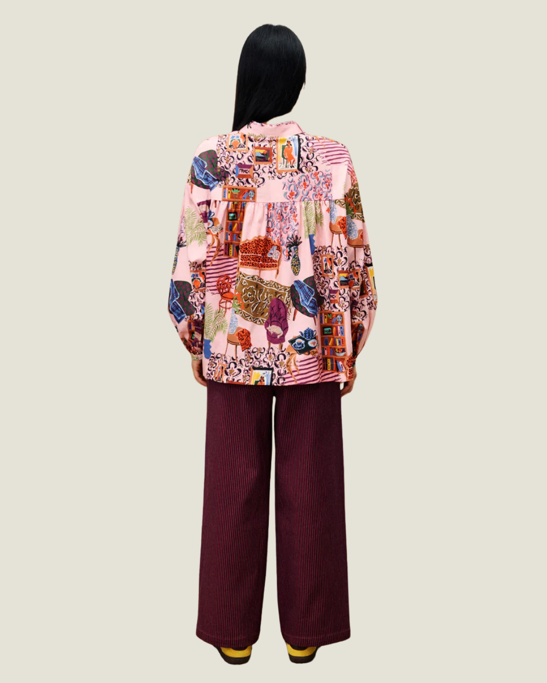 Gerbera Printed Blouse Shirt
