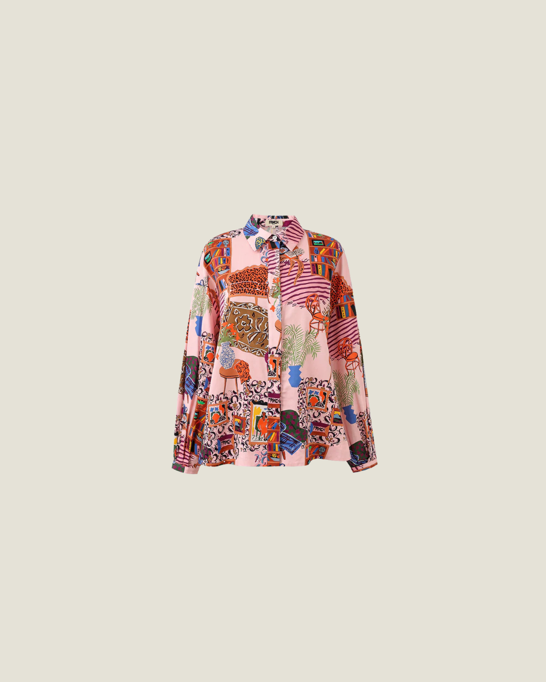 Gerbera Printed Blouse Shirt