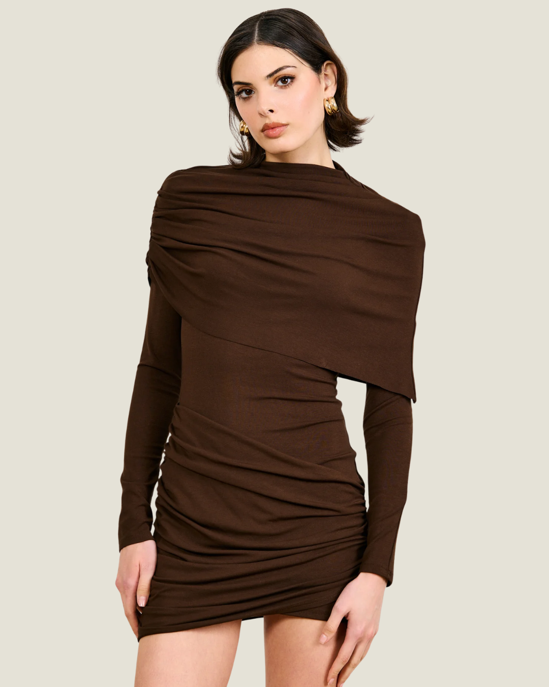 Lior Draped Mini Dress