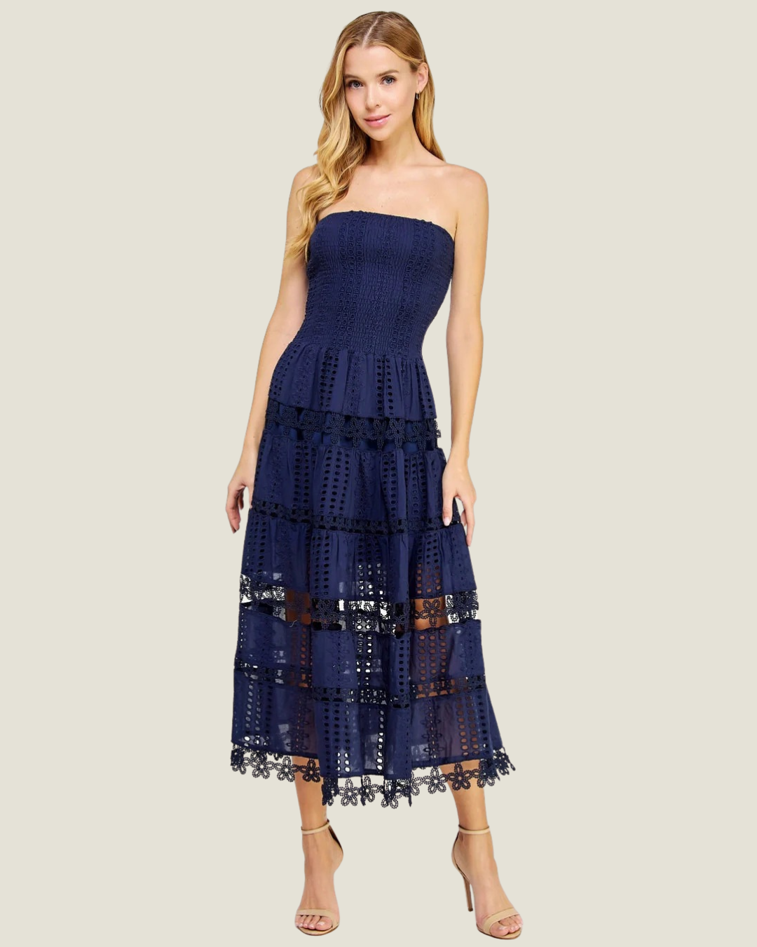 MaryAnn Eyelet Lace Dress