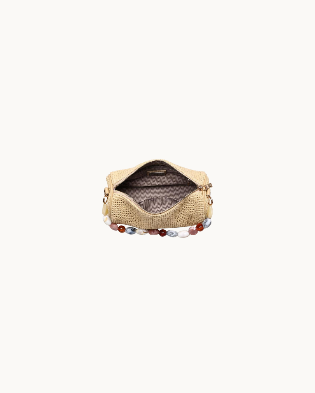 Rachel Straw Clutch Natural