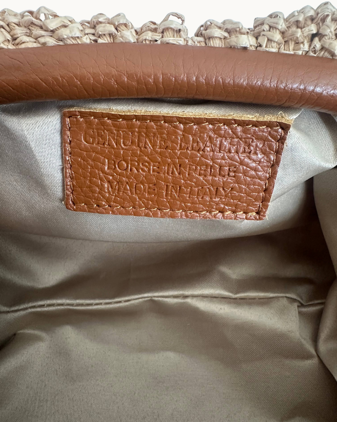 Large Raffia Clutch Purse