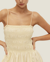 The Vivian: Smocked Midi Dress