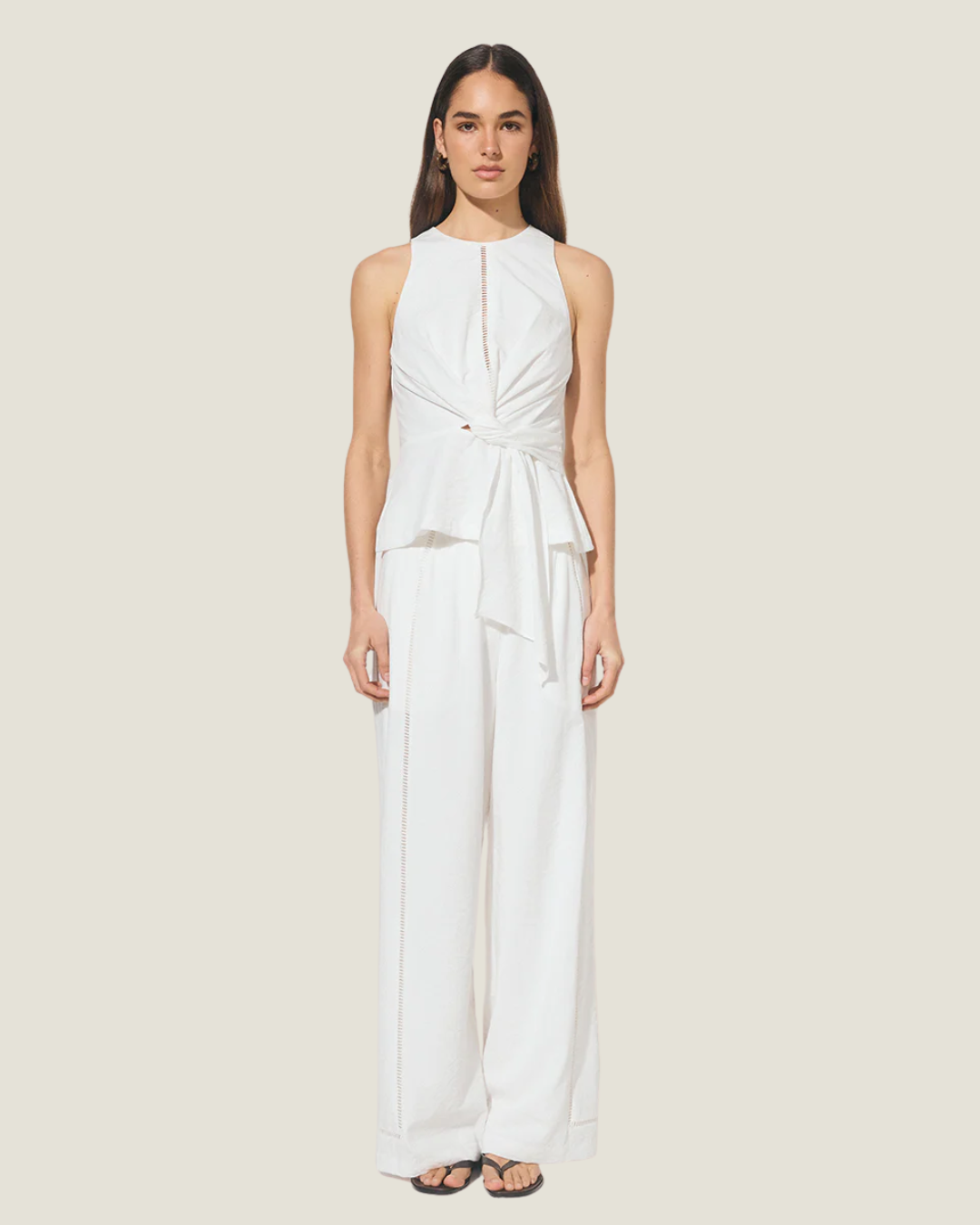 Chiara Sleeveless Tie Top