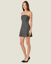 Iris Strapless Pleated Mini Dress