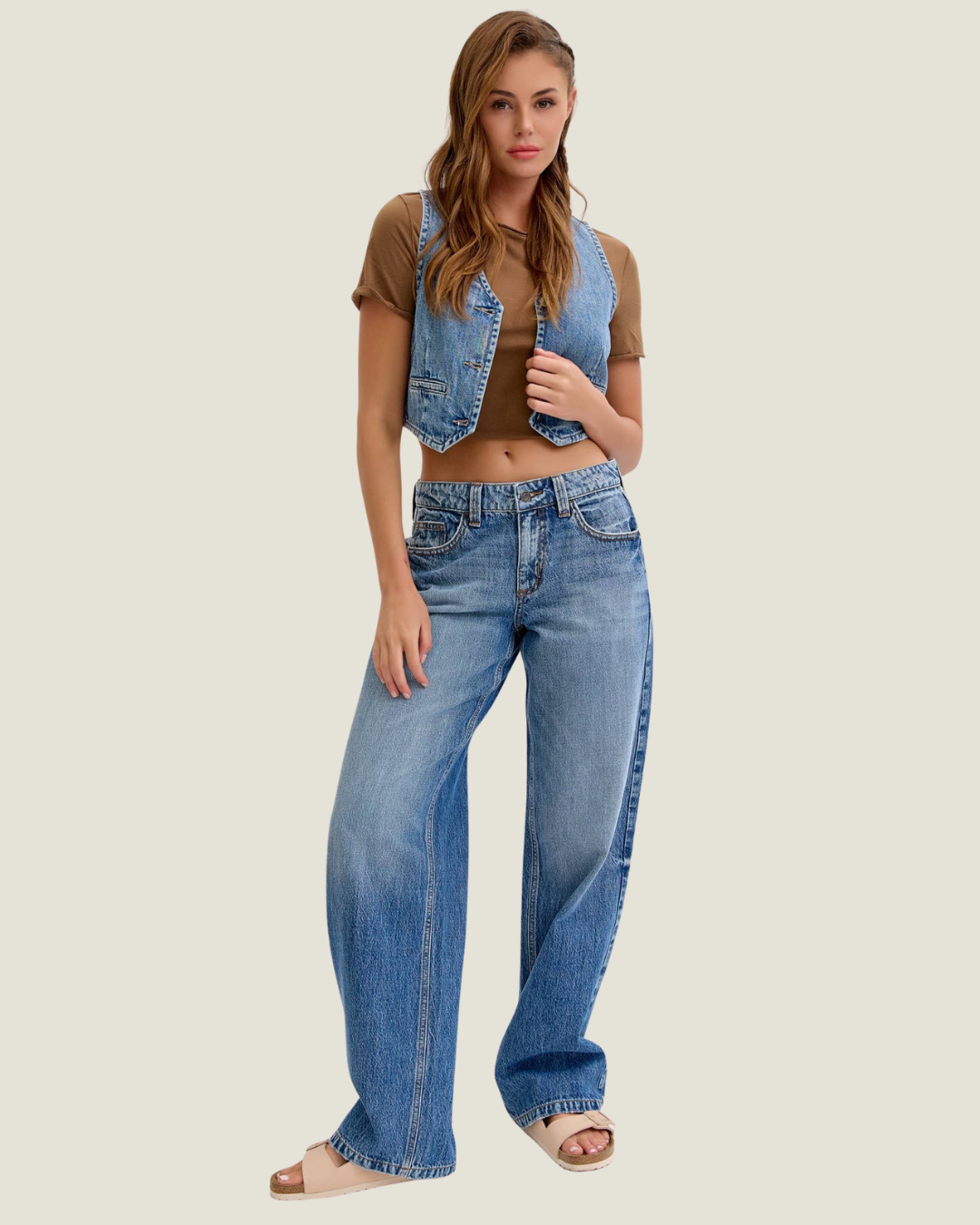 Paige Low Rise Baggy Jeans