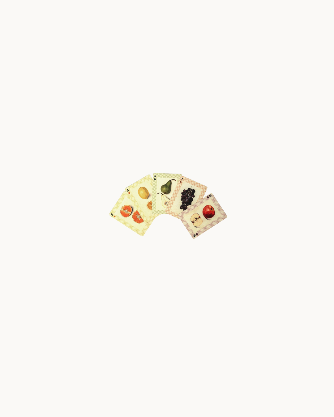 Watercolour Fruits Playing Cards