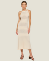 Azie Crochet Midi Dress