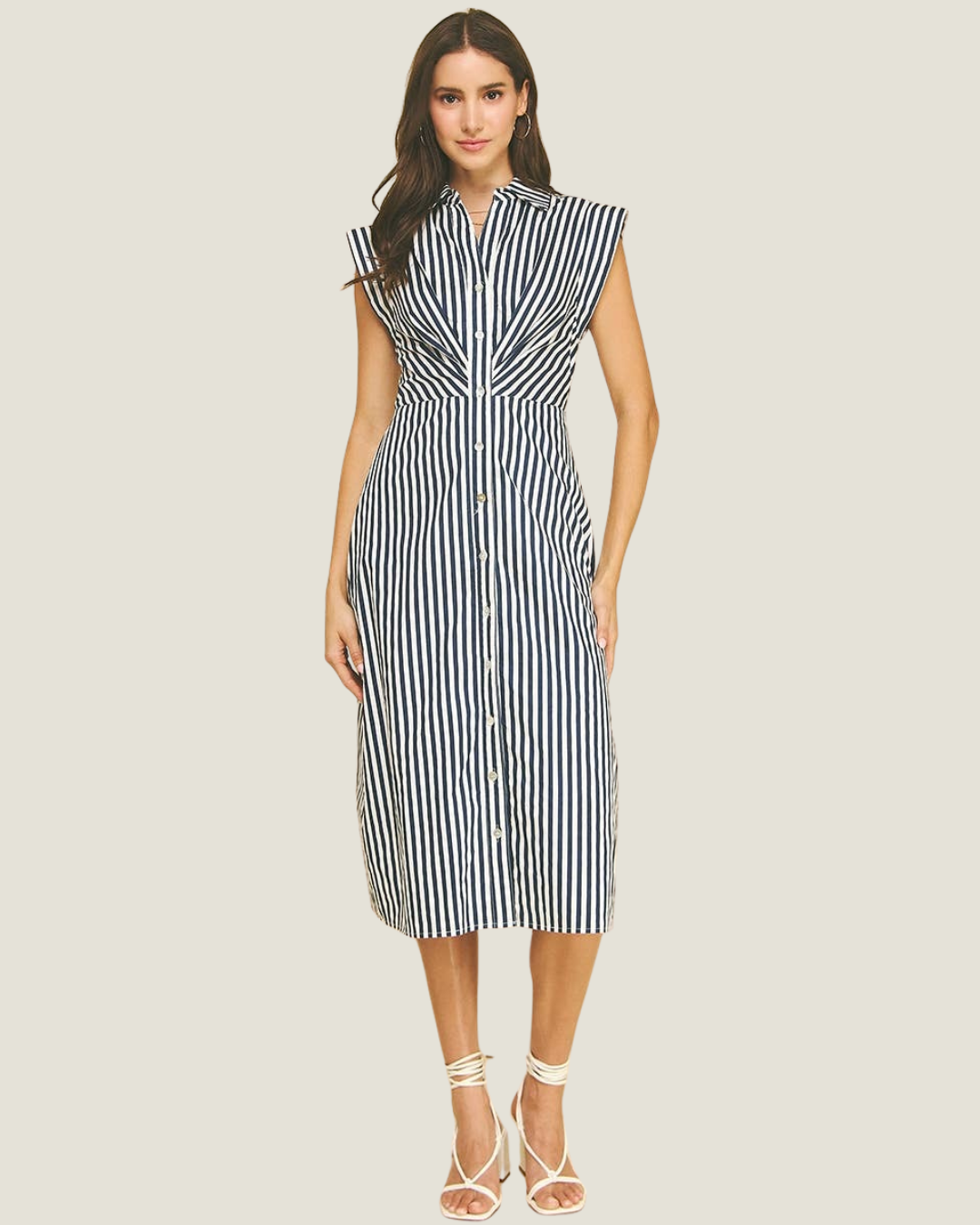 Katherine Button Down Midi Dress