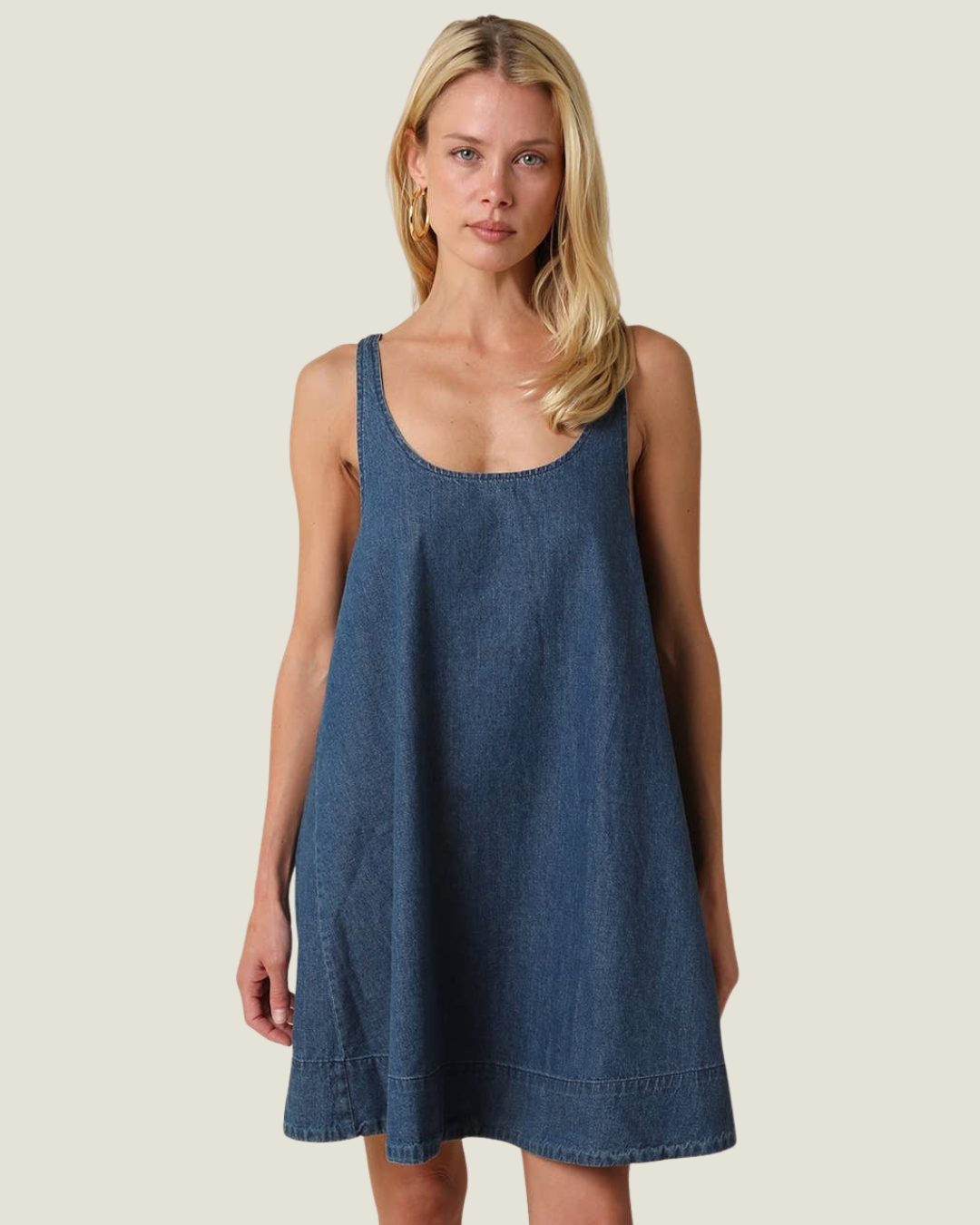 Luci Denim Swing Mini Dress
