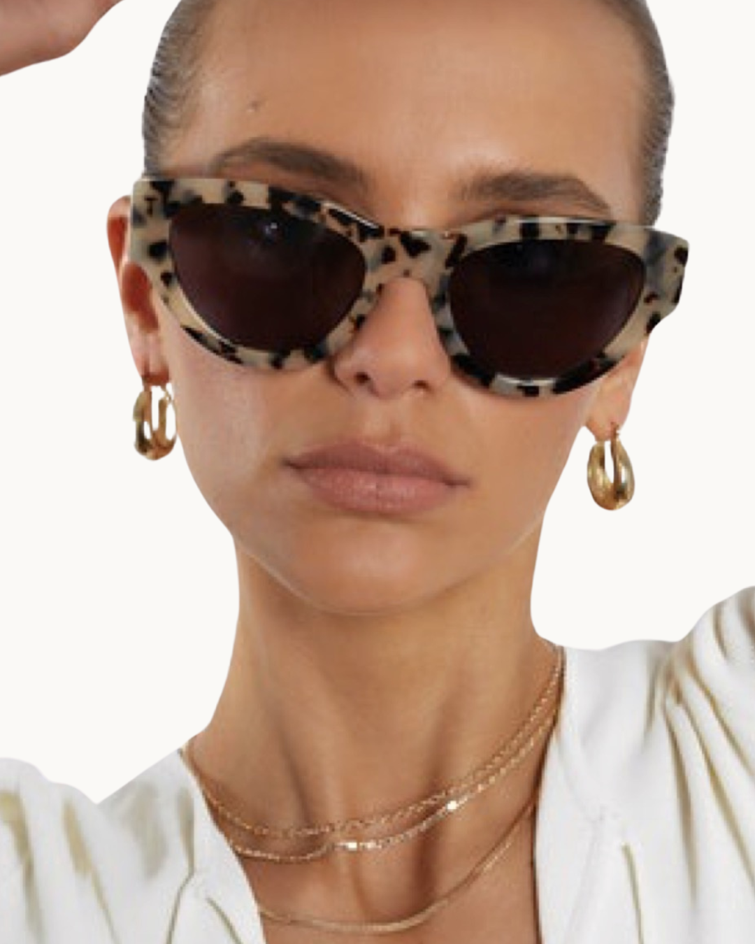 The Carla: Blonde Tort Jet Glasses